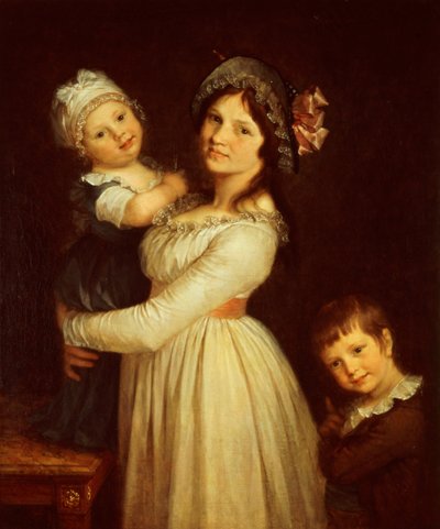 Familienporträt von Madame Anthony und ihren Kindern, 1785 von Pierre Paul Prudhon